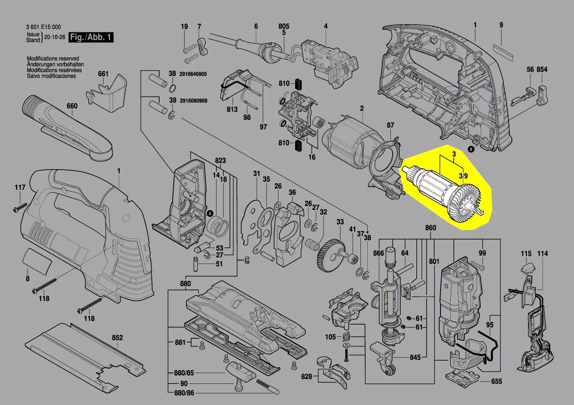 Induit réf. 2 604 011 420 Bosch